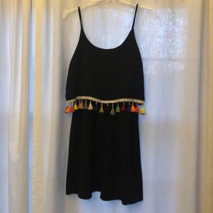 Little Black Dress with Tassel detail